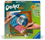 Maalimine numbrite j&auml;rgi Ravensburger CreArt Parrot, sinine v./pruun v.