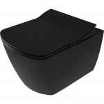 WC-pott, seinapealne Deante Blur, kaanega, 372 mm x 525 mm