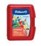 Plastiliin, komplekt Pelikan Creaplast, mitmev&auml;rviline, 240 g