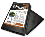 Umbrohuvastane agrotekstiil Bradas, must, 10 m x 3.2 m, 100 g/m&sup2;