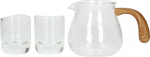 Klaaside komplekt Timemore Chuiwen, klaas, 0.4 l, 3 tk