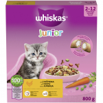 Kuiv kassitoit Whiskas, 0.8 kg