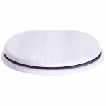 WC poti kaas Sepio 400, valge v., 43.5 cm x 37.5 cm