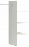 Riidekapp Frija, valge v., 51 cm x 96.5 cm x 147 cm