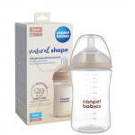 Lutipudel Canpol Babies Natural Shape, 260 ml, 3 kuud, beež v.