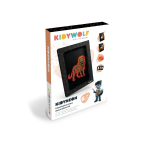 Loovkomplekt, pildid raamides KidyWolf KidyNeon Animals, mitmev&auml;rviline