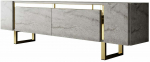TV-kapp Kalune Design Yildiz, kuld v./travertine v., 30 cm x 180 cm x 50 cm