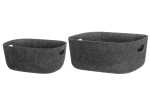 Korvide komplekt, esemete hoidmiseks 4Living Candy 648646, tumehall v., 32 x 25