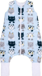 &Otilde;huke magamiskott beebile Pulp Cats 40005-20, sinine v./valge v./must v., 102 cm x 56 cm