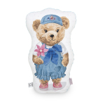 Beebipadi Ceba Baby Fluffy Puffy Lizzy W-852-132-685, 50 x 24 cm, sinine v./pruun v./valge v.