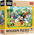 Puidust pusle Trefl Disney Mickey Mouse And Friends 20278, 19.5 cm x 28 cm, 24 tk, mitmev&auml;rviline