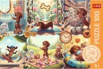 Pusle Trefl A Dachshund's Long Day, 41 cm x 27 cm, 100 tk, mitmev&auml;rviline