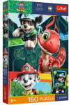 Pusle Trefl Dinosaur Adventures PAW Patrol, 41 cm x 27 cm, 160 tk