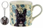 Tass AffekDesign Noya French Bulldog, must v./roheline v., 0.380 l