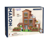 Konstruktor Woopie Little Architect Brick Villa, 454 tk, pruun v.