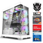 Statsionaarne arvuti Intop RM90881WH AMD Ryzen 7 7700X, DDR5 64 GB, SSD 1 TB, AMD Radeon RX 9060 XT 16 GB GDDR6, Windows 11 Home