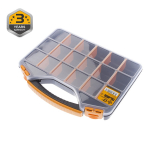 T&ouml;&ouml;riistakast Forte Tools ORG-13, 25.7 cm x 4.8 cm x 32.6 cm, mitmev&auml;rviline