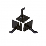 Konks Toolflex, must, 3 tk