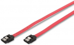 Kaabel Assmann AK-400102-005-R SATA 7-pin male, SATA 7-pin male, 0.5 m, punane