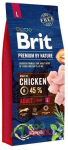 Kuiv koeratoit Brit Premium By Nature Adult Large Breed, kanaliha, 3 kg