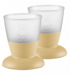 Laste kruus BabyBjorn Baby Cup, 8 kuud, termoplastiline elastomeer (tpe), kollane