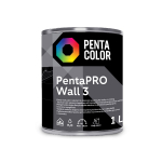 V&auml;rv Pentacolor PentaPro Wall 3, valge v., 1 l