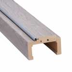 Horisontaalne ukseraam PerfectDoor, 74.4 cm x 14 cm x 2.2 cm, hall tamm v.