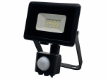 Prožektor liikumisanduriga, seinakinnitus Okko E011EI E011EIS, 10 W, 800 lm, 4000 &deg;K, IP65, must v.