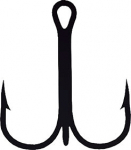 Konks Jaxon Treble Hooks HY-KA10BR, pruun v., 20 tk