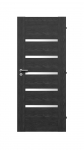 Siseukseleht Domoletti Enzo, parempoolne, antratsiit tamm v., 203 x 84.4 x 4 cm