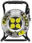 Pikendusjuhe trumlil Kel Heavy Line, H05RR-F, 3 x 1,5 mm&sup2;, 30 m, IP44, 4 pesa