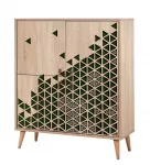 Kapp Kalune Design Multilux 121, pruun v./roheline v., 36 cm x 95 cm x 111 cm