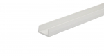 U-PROFIIL PVC VALGE 1000X8X4.5MM