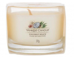 K&uuml;&uuml;nal, l&otilde;hna Yankee Candle Coconut Beach, 7 - 10 h, 37 g, Valge
