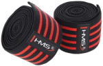 Side HMS Knee Wraps, Universaalne, must v./punane v.