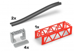 Komplekt Intelino Bridge Kit INT-BRG-01, must v./punane v./hall v.