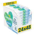 Niisked salvr&auml;tikud imikutele Pampers, harmonie aqua, 24 x 48 tk.