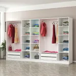 Riidekapp Kalune Design Kale 5036, valge v., 52 cm x 315 cm x 210 cm