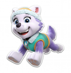 Dekoratiivne kleebis Nickelodeon Paw Patrol Everest, 23 cm x 20 cm