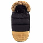 Talvine magamiskott beebile Springos 4in1 SB0019, kuldne/must, 90 cm x 45 cm