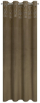 &Ouml;&ouml;kardin ZKPQ-01, kuld v./beež v., 140 cm x 250 cm