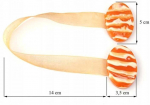 Magnetiga kardinahoidja, 3.5 cm, oranž