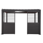 Ribisein lehtla jaoks Home4you Mirador, 93 cm, tumehall v.