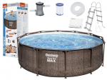 Bassein, raamiga Bestway Steel Pro Max BE56709, pruun v., 366 x 100 cm