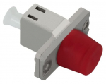 Adapter Qoltec MultiMode LC/UPC-FC/UPC, valge v./punane v./hall v.