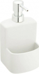 Valamu organiseerija Wenko Festival, 10 cm x 10 cm x 18 cm, keraamiline, valge v.