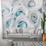 Fototapeet Artgeist Satin Rose (Turquoise), 70 cm x 100 cm
