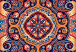 Fototapeet Artgeist Exotic Mosaic, 70 cm x 100 cm