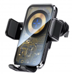 Auto telefonihoidik RoGer X11, 4.7 - 8.9 ", must, 5 - 15 W