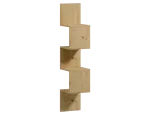 Seinariiul Sunpedo, tamm v., 120 cm x 25 cm x 25 cm